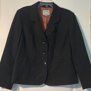 Le Suit Classic Professional Women's Black Fitted Blazer
